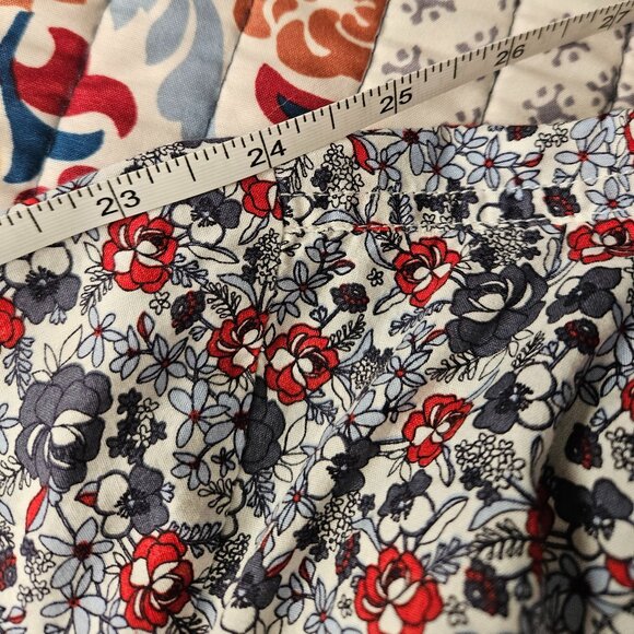 Tommy Hilfiger Women's Size Large Floral Dress Long Sleeve Button Down Shirt - Picture 11 of 11